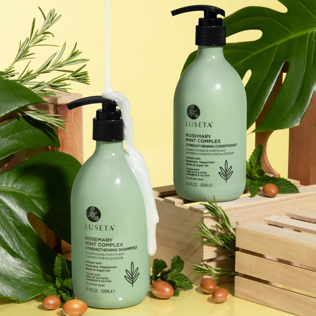 Luseta Rosemary & Mint Duo Pack – Shampoo & Conditioner for all Hair Types 500 ml each