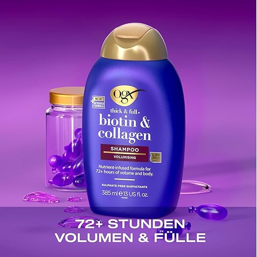 OGX Shampoo – Biotin & Collagen Volume Boost 385 ml