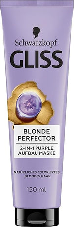 Schwarzkopf GLISS Hair Repair Blonde Perfector Purple Mask 200 ml