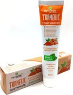 OptiSmile Natural Turmeric Toothpaste  Whitens Naturally Mint Flavour 75ml
