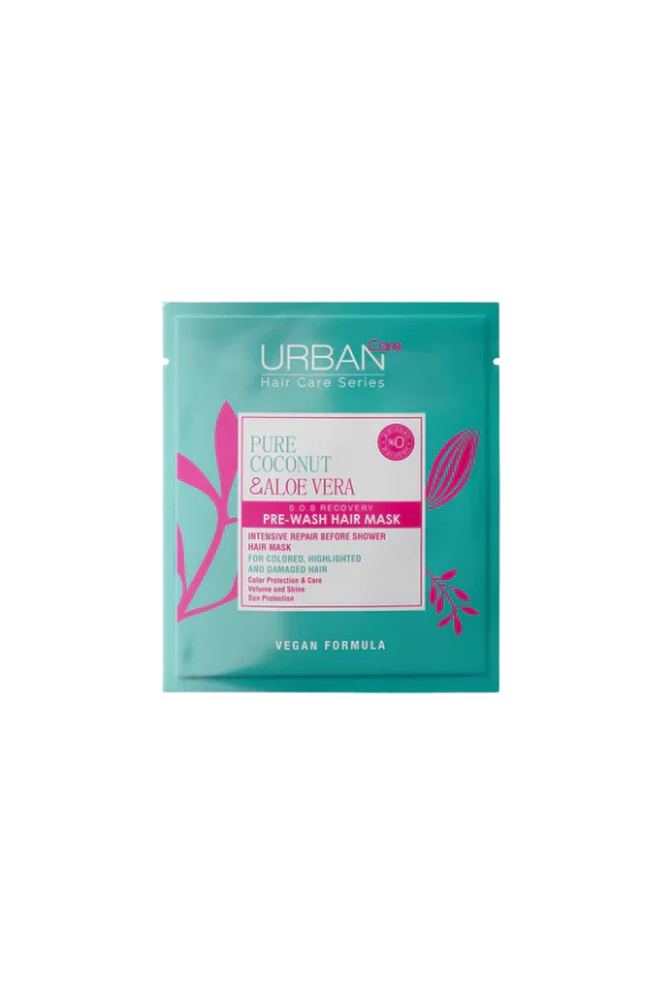 Urban Care Hair Care Series Pure Coconut&Aloe Vera Pre-Wash Hair Mask 50 ml - Aegean Vibe