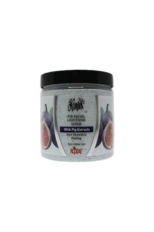 Kontes Fig Facial Lightening Scrub 250 gr - Aegean Vibe