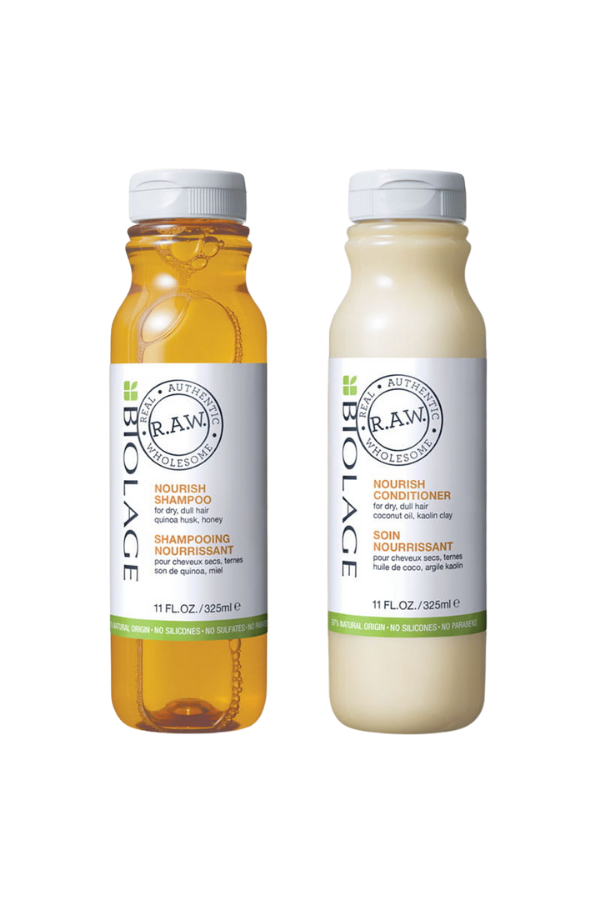 MATRIX BIOLAGE Nourish Conditioner for dry and dull hair with coconut oil,caolin clay(325ml)+ Nourish Shampoo  for dry and dull hair with quinoa husk ,honey(325ml) - Aegean Vibe