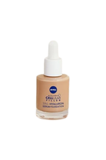 NIVEA 3-in-1 Hyaluronic Serum Foundation Medium (30 ml), Anti-Age Makeup for Younger Looking Skin, Moisturising and Gives a Naturally Even Complexion
