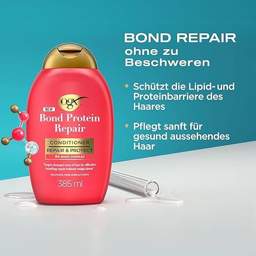 OGX Repair and Protect Bond Protein Repair Conditioner, 385 ml
