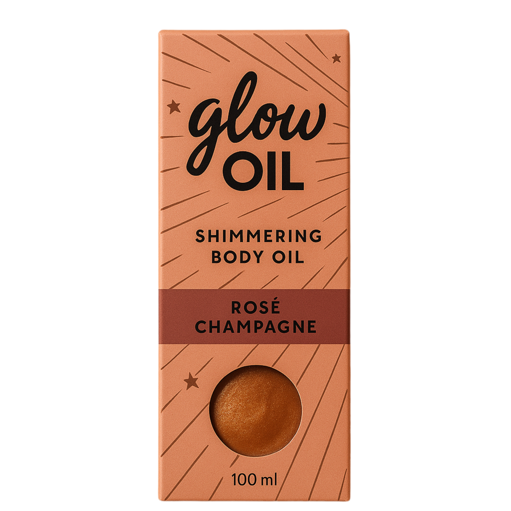 Glow Oil Shimmering Body Oil Rose Champagne 30 ml