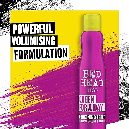 TIGI Bed Head Queen For a Day Thickening Hair Volume Spray Professional Volumizing Hair Products Ideal for Fine, Flat & Thin Hair 311 ml