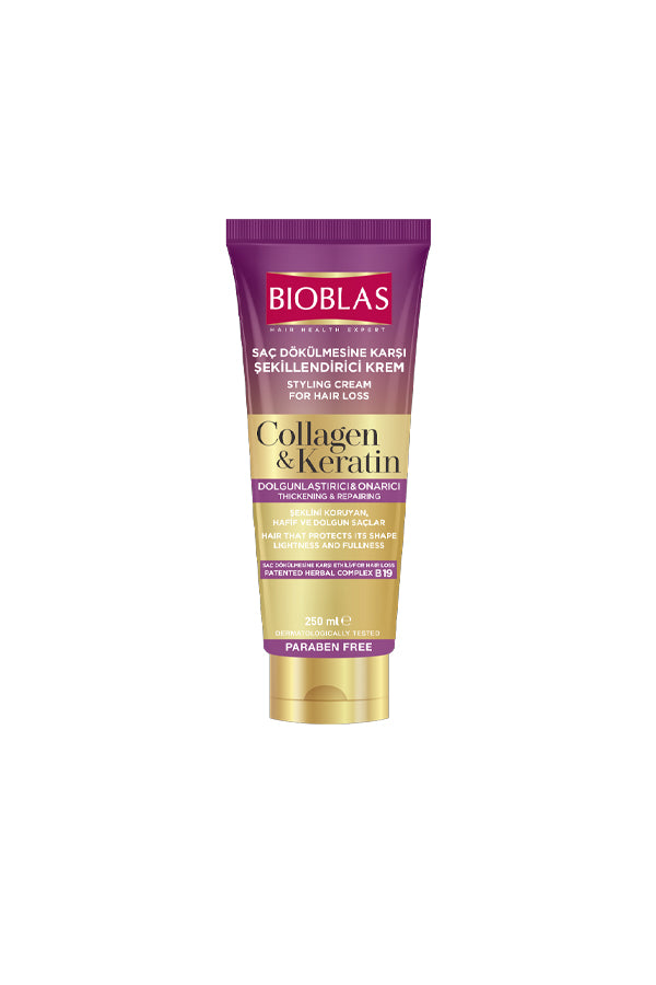 BIOBLAS Collagen & Keratin Cream 250 ml - Aegean Vibe