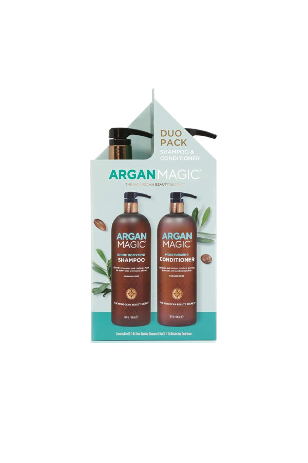 Argan Magic Duo Pack – Moisturizing Shampoo & Conditioner with Argan Oil