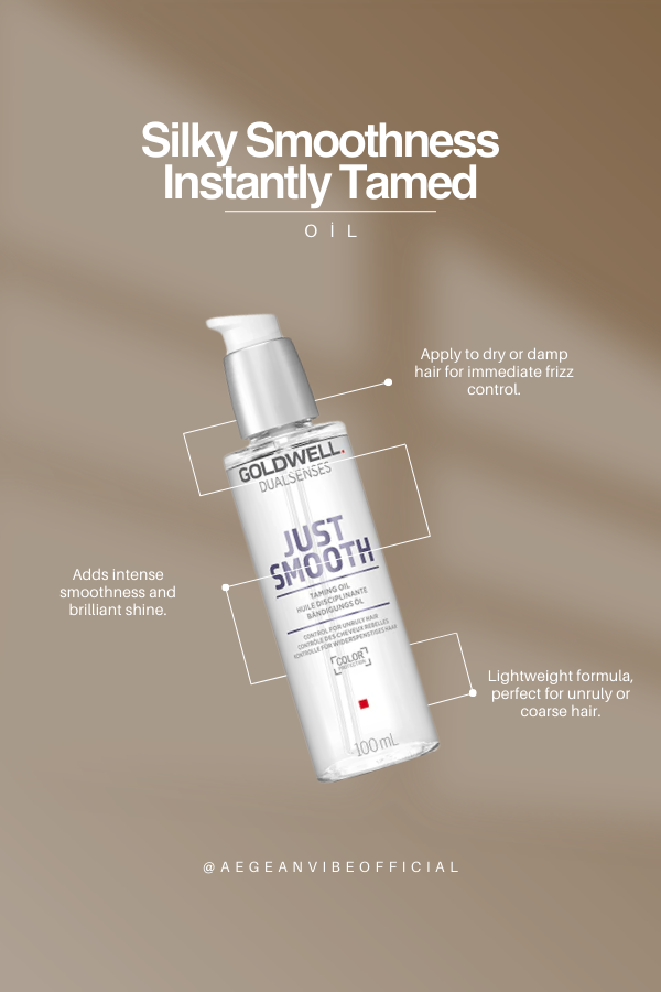 Goldwell Dualsenses Just Smooth Taming Oil 100 ml – Anti-Frizz Smoothing Care