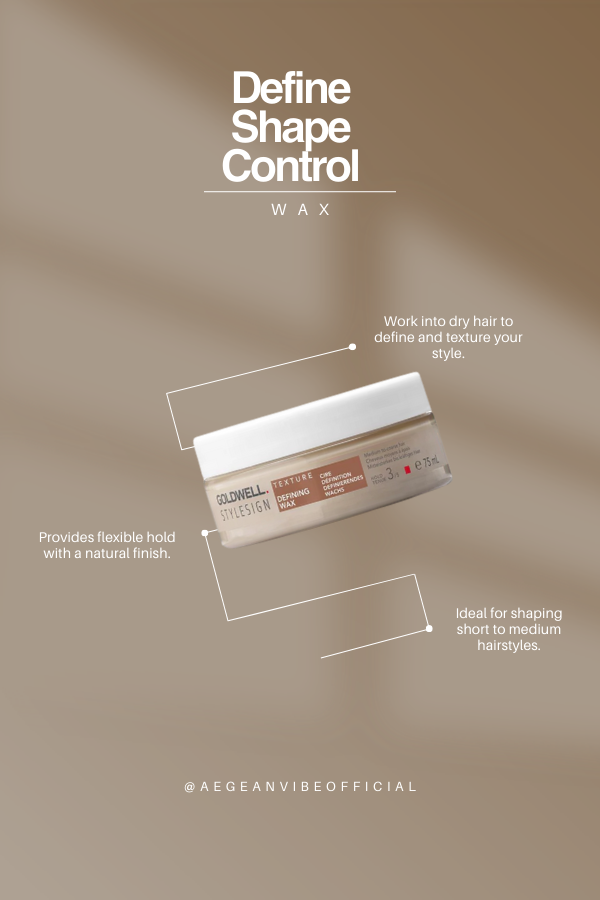 Goldwell StyleSign Texture Defining Wax 75 ml – Texture & Flexible Hold