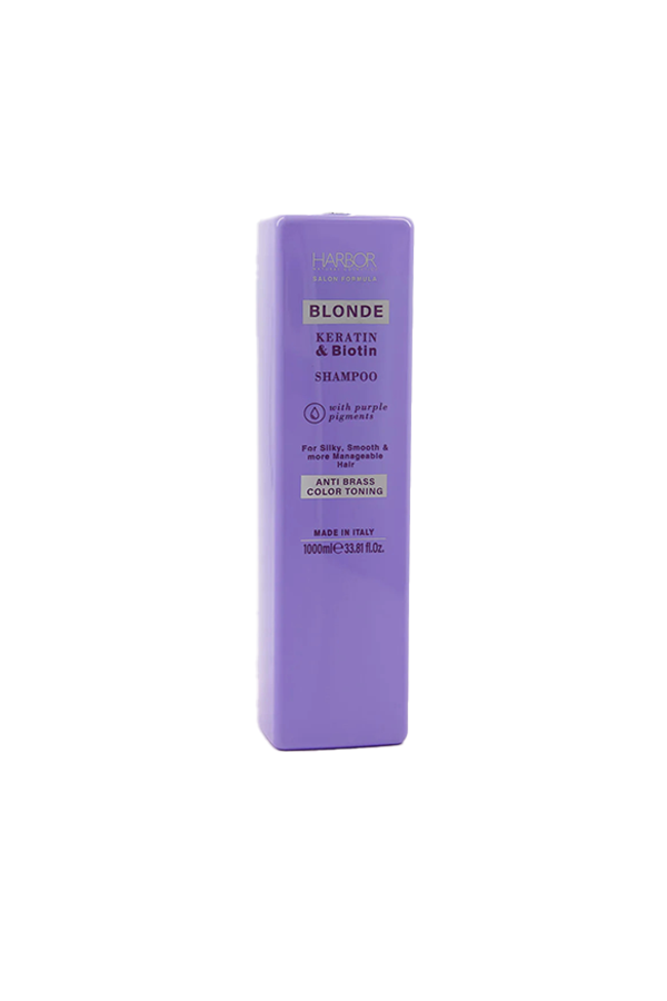 Harbor Salon Formula Blonde Keratin & Biotin Shampoo with Purple Pigments 1000 ml