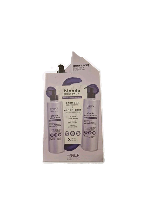 Harbor Blonde Shampoo & Conditioner I SalonFormula I 33.8 oz each