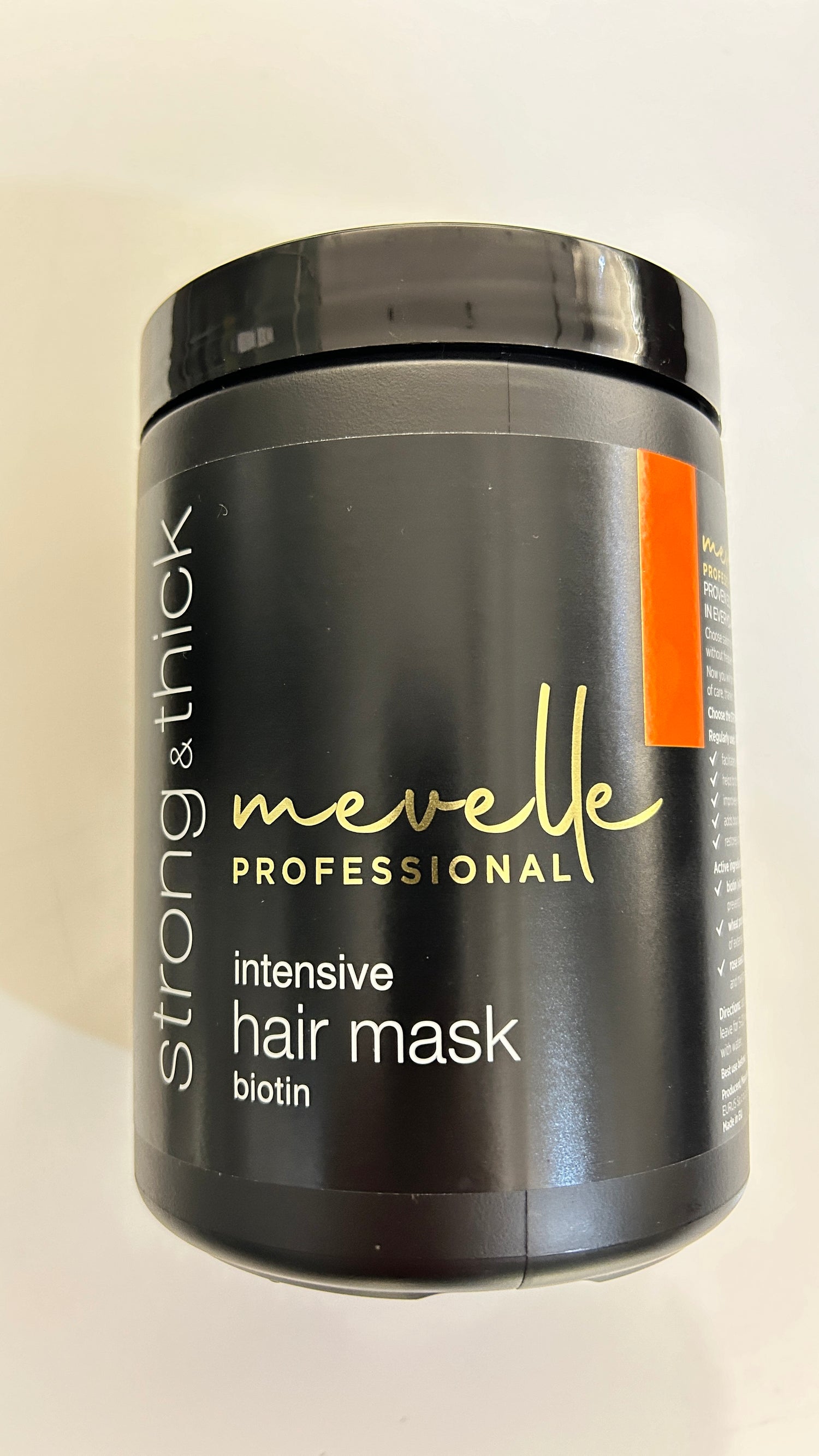 Mevelle Professional Strong & Thick Intensive Hair Mask Biotin 900 ml