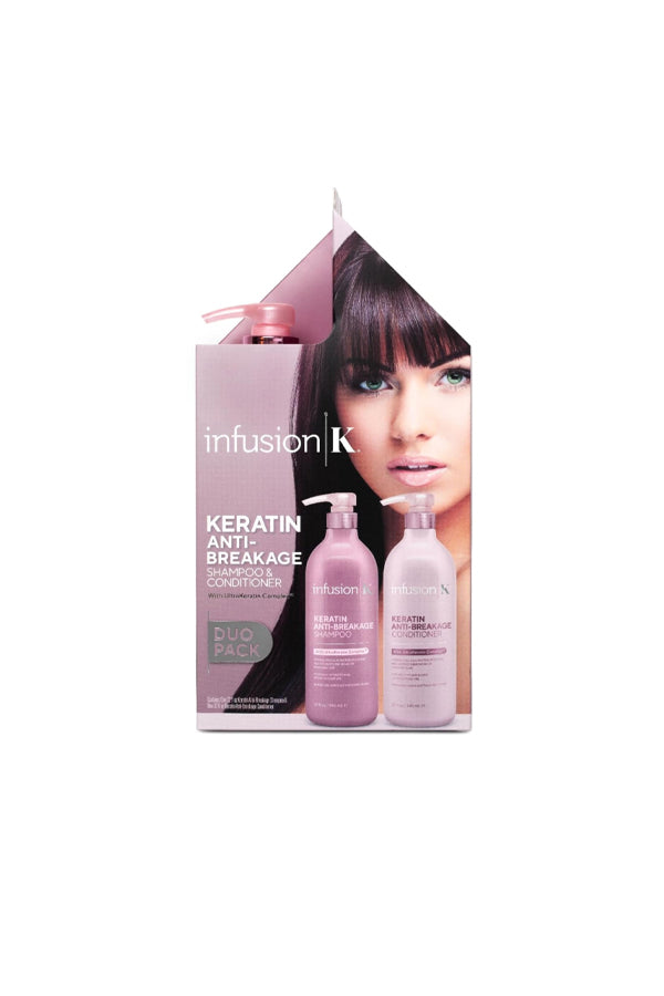 Infusion Keratin Duo Pack – Anti-Breakage Shampoo & Conditioner with Keratin
