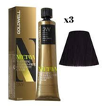Goldwell Nectaya Hair Color Without Amonia 3VV  Dark Violet 60mlx3:180ml