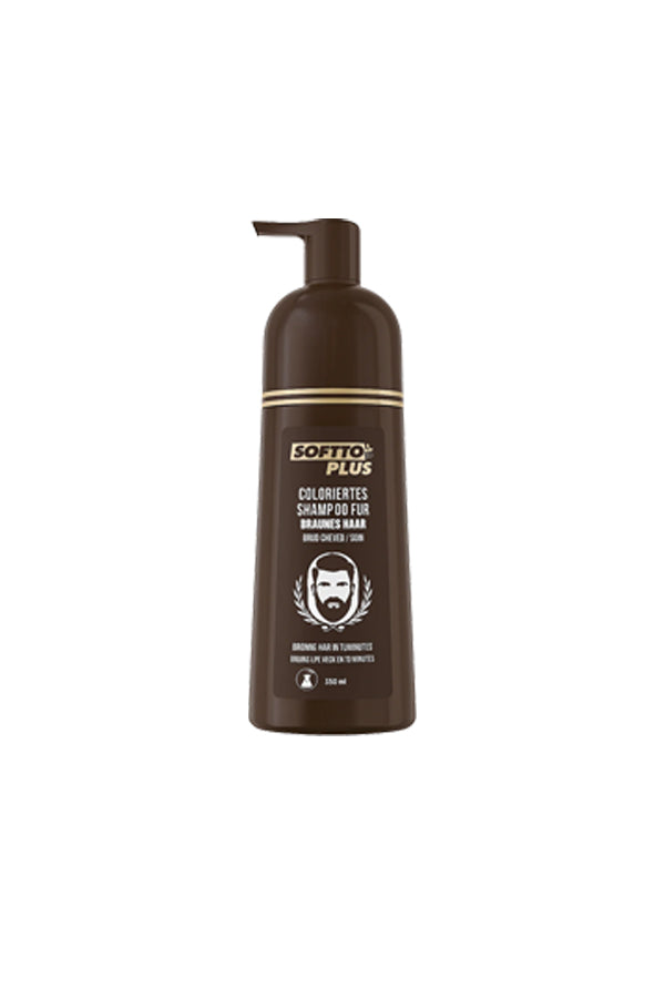 SOFTTO PLUS Brown Hair Shampoo 350 ml