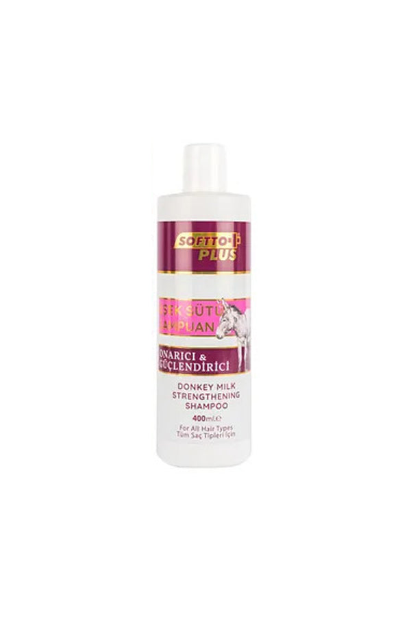 Softto Plus Donkey Milk Shampoo 400 ml – Repair Booster for Damaged Hair