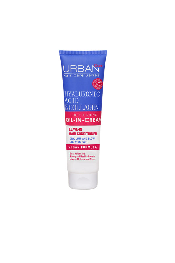 Urban Care Hair Care Series Hyaluronic Acid & Collagen Soft and Shine Oil-In-Cream 150 ml