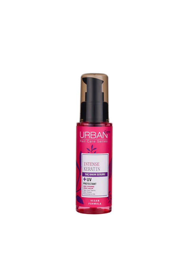 Urban Care Intense Keratin Hair Care Serum for Extremely Damaged Hair Vegan UV Protection 75 ml - Aegean Vibe