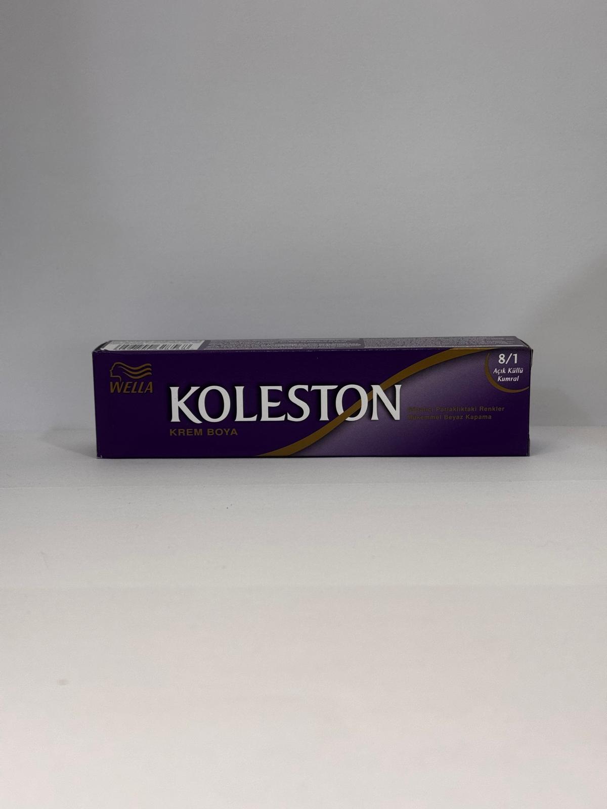 Wella Koleston Permanent Color 8.1  Light  Ash  Blonde 50ml