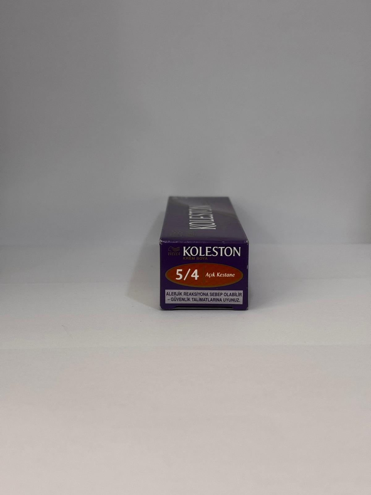 Wella Koleston Permanent Hair Color 5/4 Light Brown Red