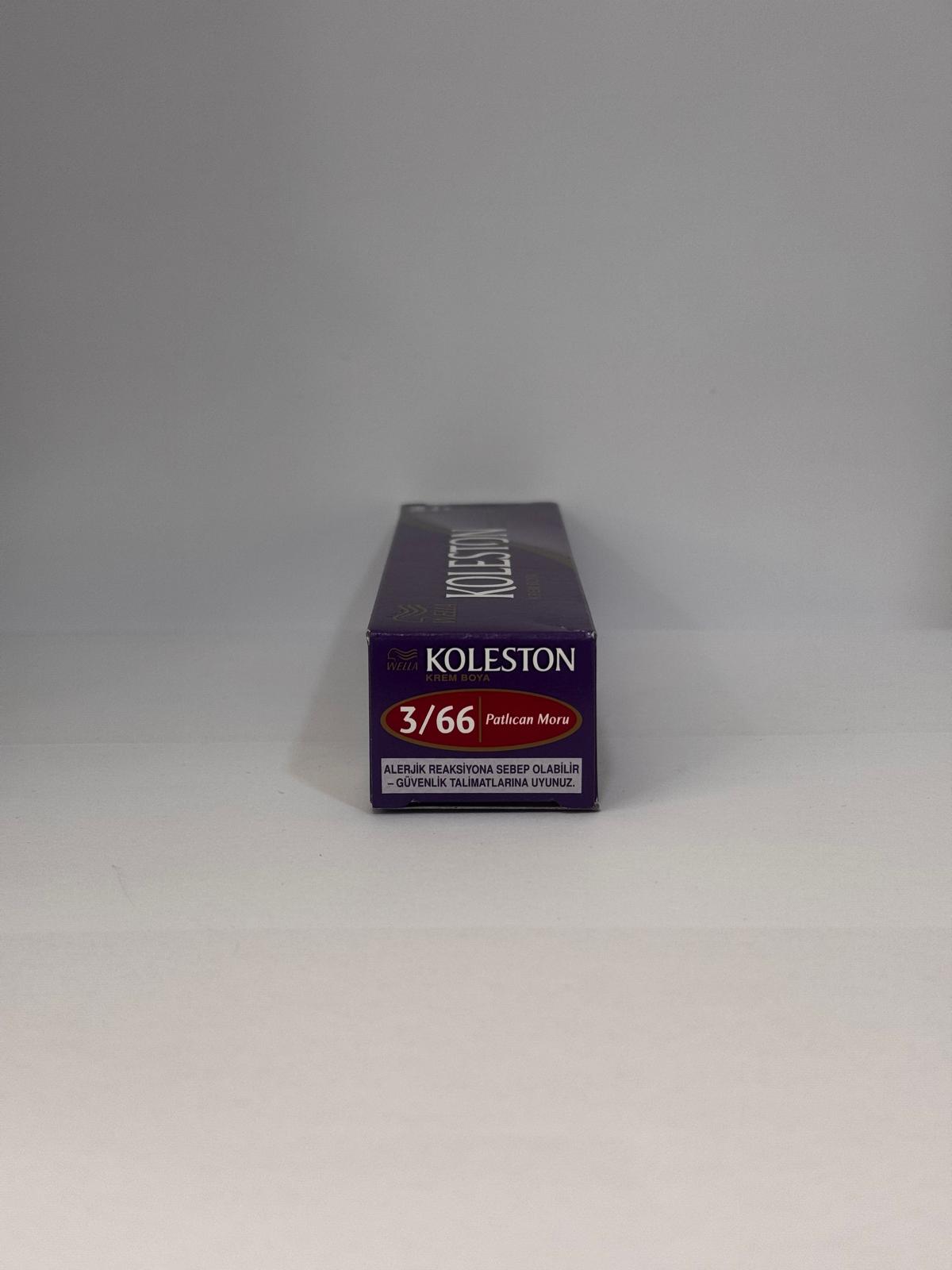 Wella Koleston Permanent Hiar Color 3/66 Dark Brown Intense Red 50ml