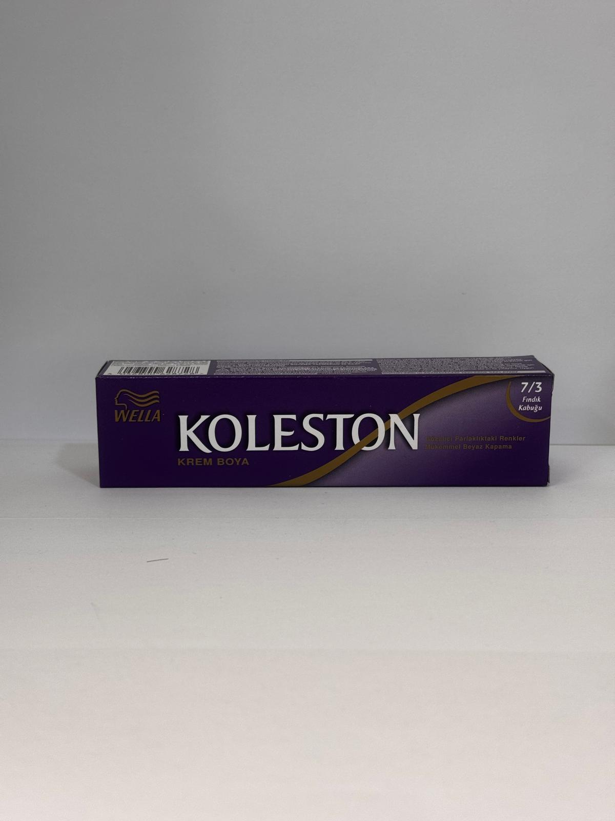 Wella Koleston Permanent Hair Color 7/3 Medium Golden Blonde 50ml