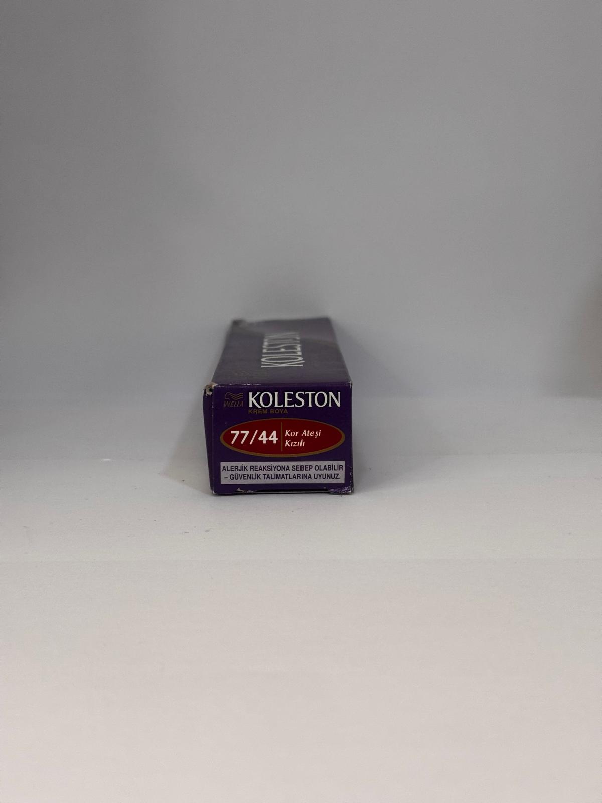 Wella Koleston Permanent Hair Color  77/44 Intense Red Blonde  50ml
