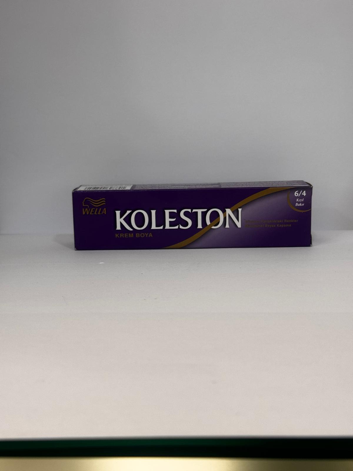Wella Koleston Permanent Hair Color 6/4 Dark Blonde Red 50ml