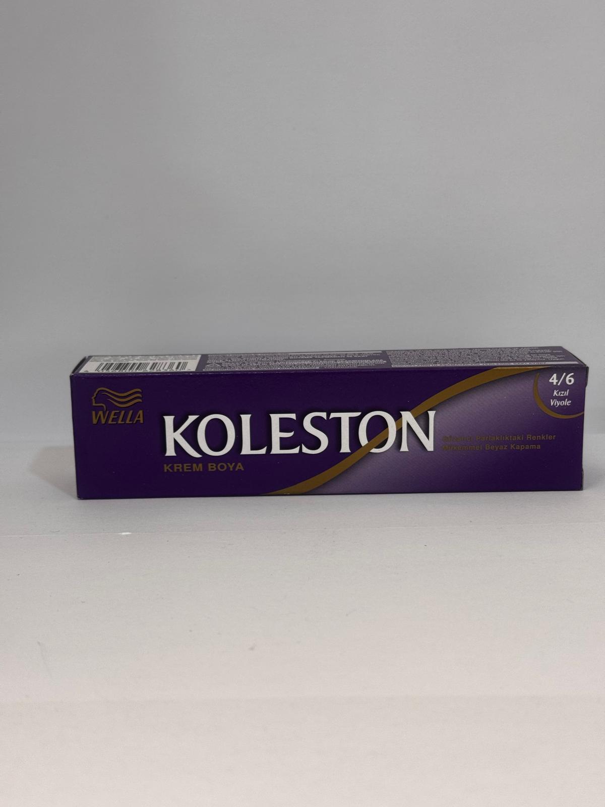 Wella Koleston Permanent Hair Color 4/6 Dark Red Blonde 50ml