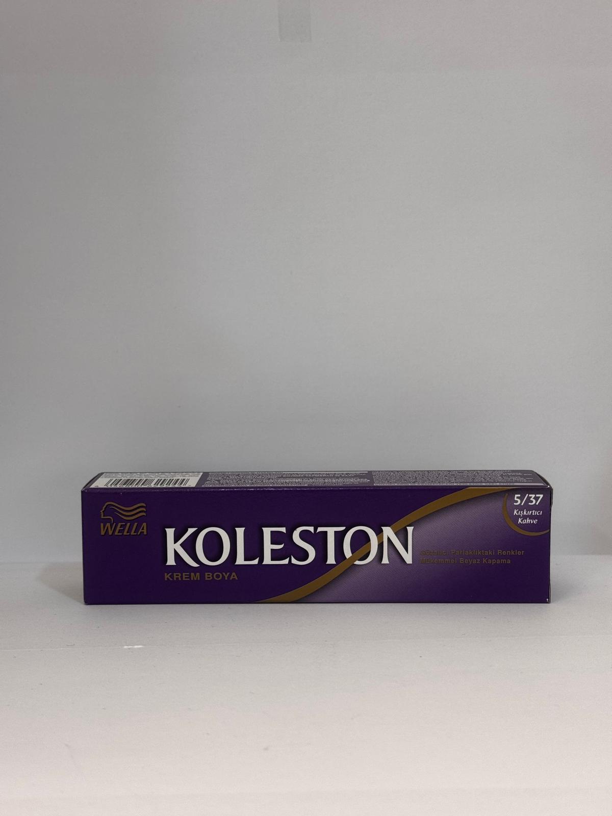 Wella Koleston Permanent Hair Color 5/37 Medium Brown Red