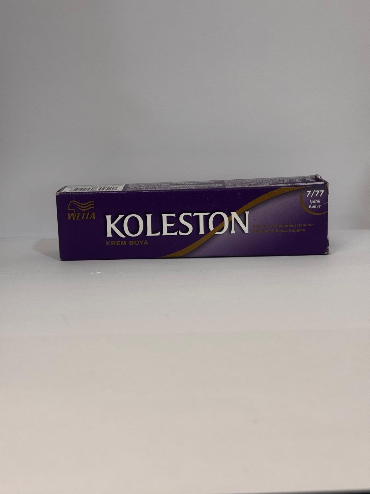 Wella Koleston Permanent Hair Color 7/77 Blonde Red 50 ml