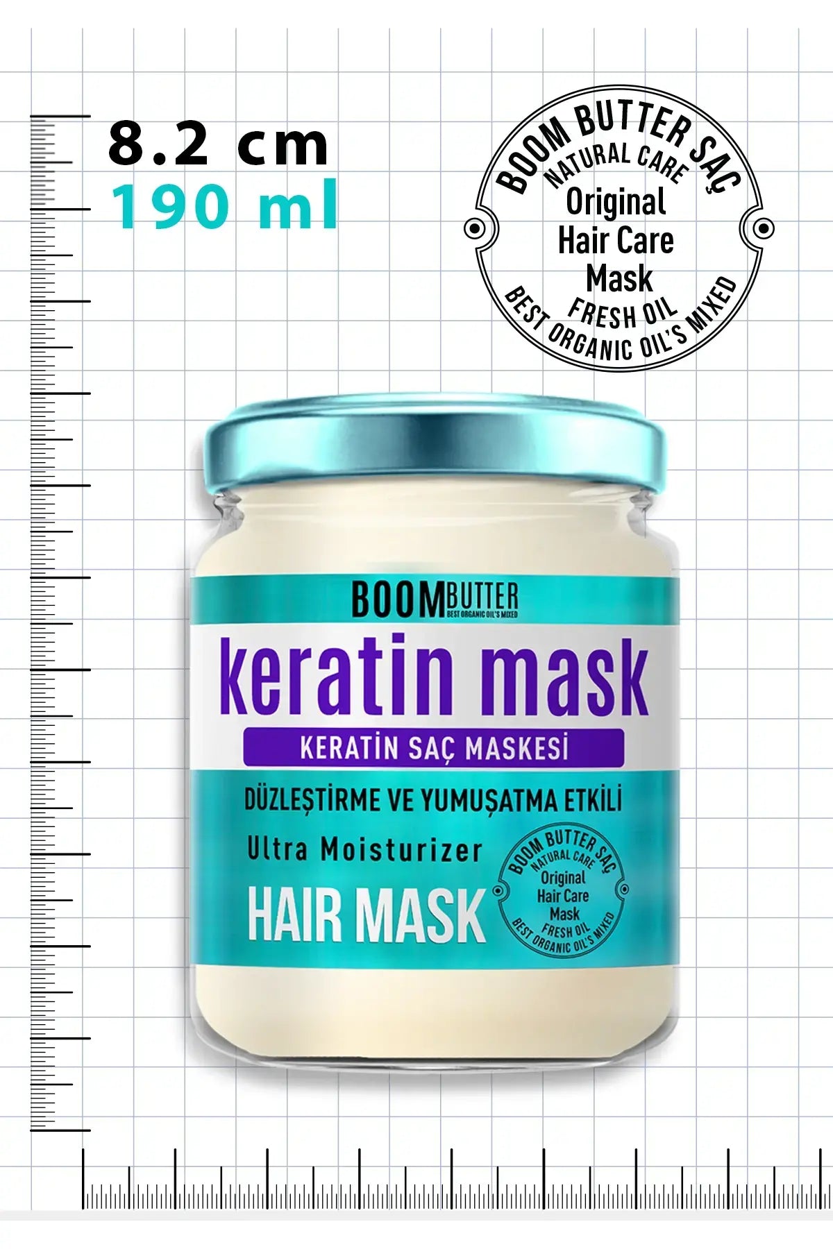 BOOM BUTTER Repairing Keratin Hair Mask 190 ML