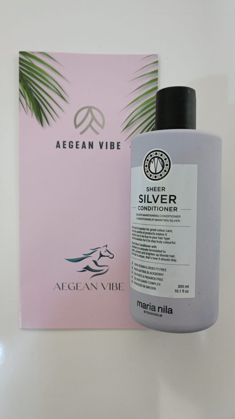 Maria Nila Sheer Silver Conditioner 300 ml - Aegean Vibe