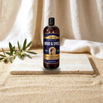 Hopificio Three in One Wood & Spices Liquid Soap 1000 ml – Luxurious Cleansing for Hands, Body & Hair