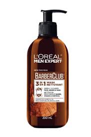 L'Oréal Paris Men Expert Barber Club Beard, Face & Hair Wash 200 ml