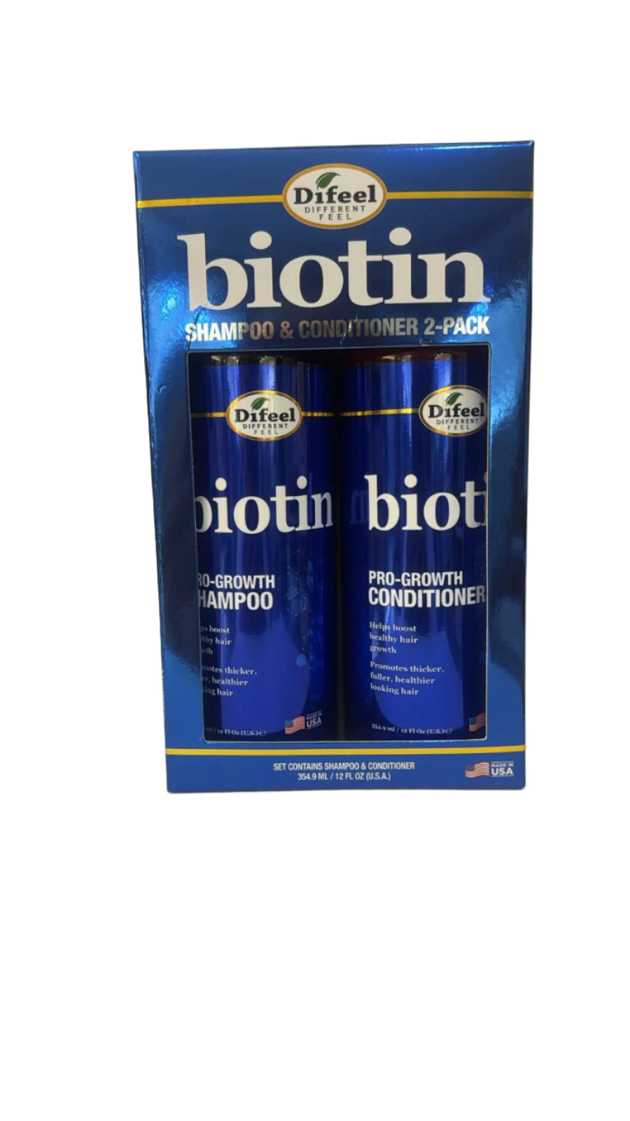 Difeel Biotin Shampoo and Conditioner Set 2X354 ml 700 ml