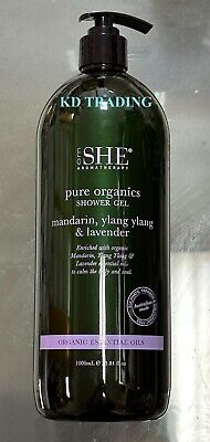 OM SHE Aromatherapy Mandarin Ylang Ylang Lavender Shower Gel 1000 ml