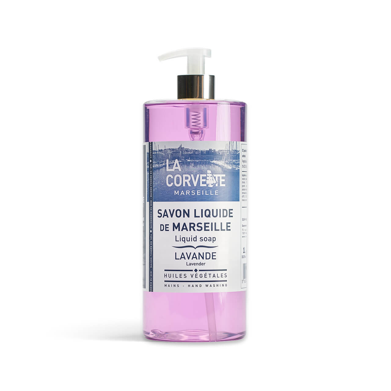 La Corvette Savon liquide de Marseille LAVANDE Liquid Soap 1000 ml