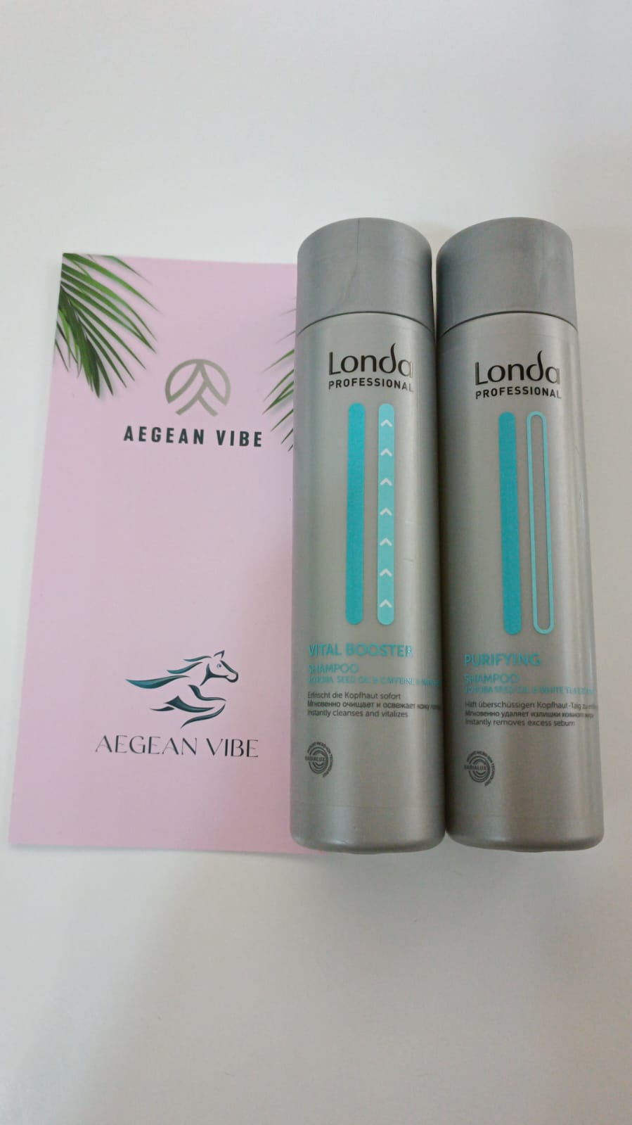 Londa Professional Vital Booster Shampoo 250 ml + Londa Professional Purifying Shampoo 250ml - Aegean Vibe