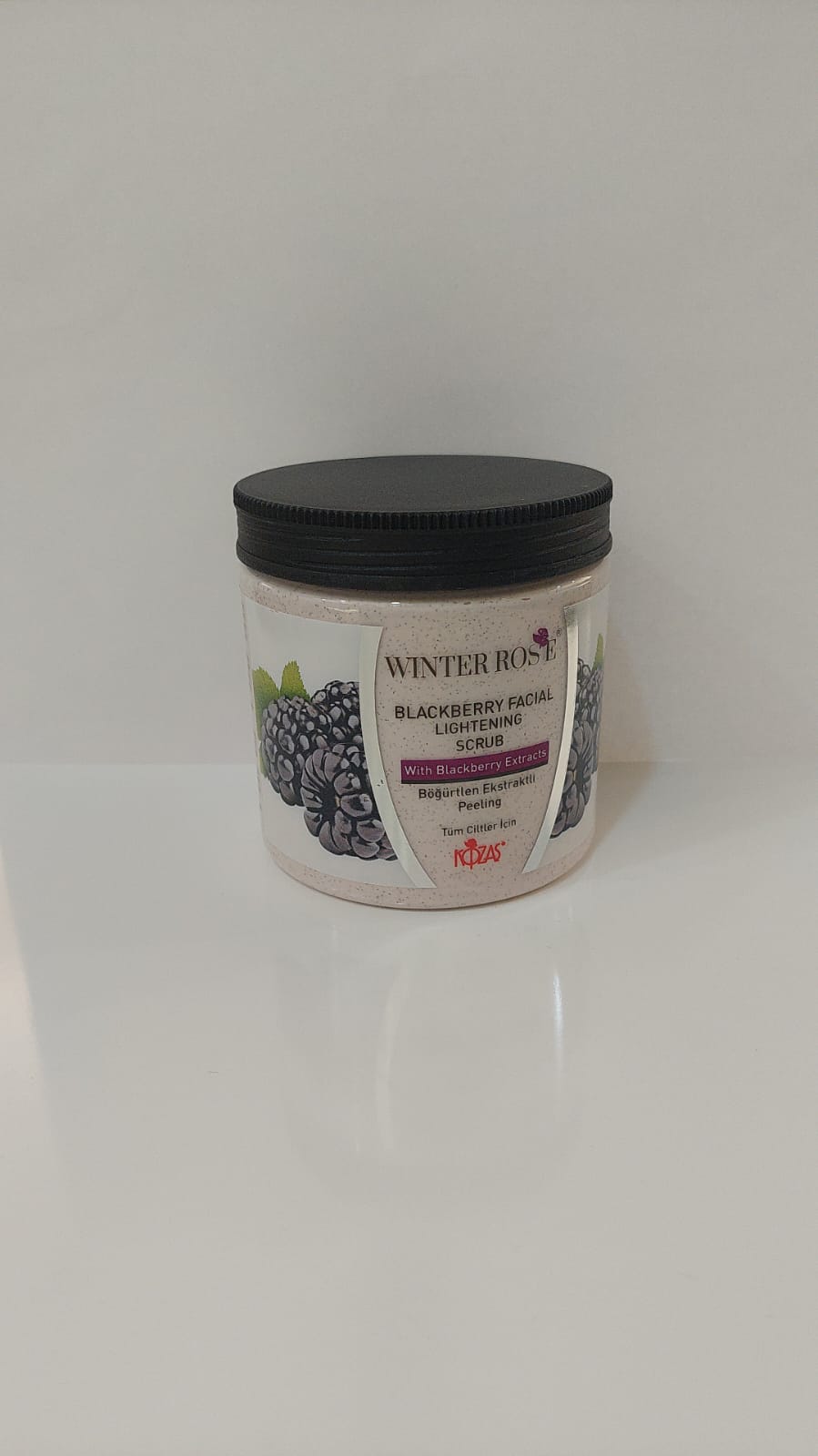 Kontes Winter Rose Blackberry Facial Lightening Scrub 500 gr - Aegean Vibe