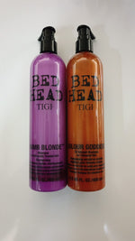 Tigi Bed Head Dump Blonde Shampoo 400 ml + Tigi Bed Head Colour Goddess Oil İnfluencer Shampoo 400 ml - Aegean Vibe