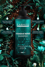 KASHITO Intensive Care Intensive Repair Shampoo For Dry And Damaged Hair 1000ml - Aegean Vibe