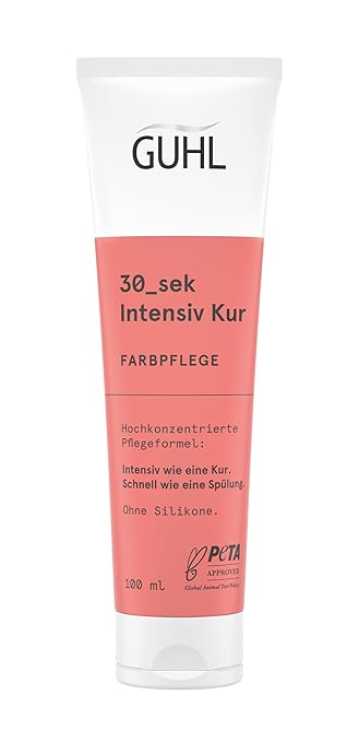 Guhl 30_sek Intensive Treatment - Colour Care - 100 ml - Highly Concentrated Care Formula - Intensive Like a Treatment - Quick as a Conditioner - No Silicone