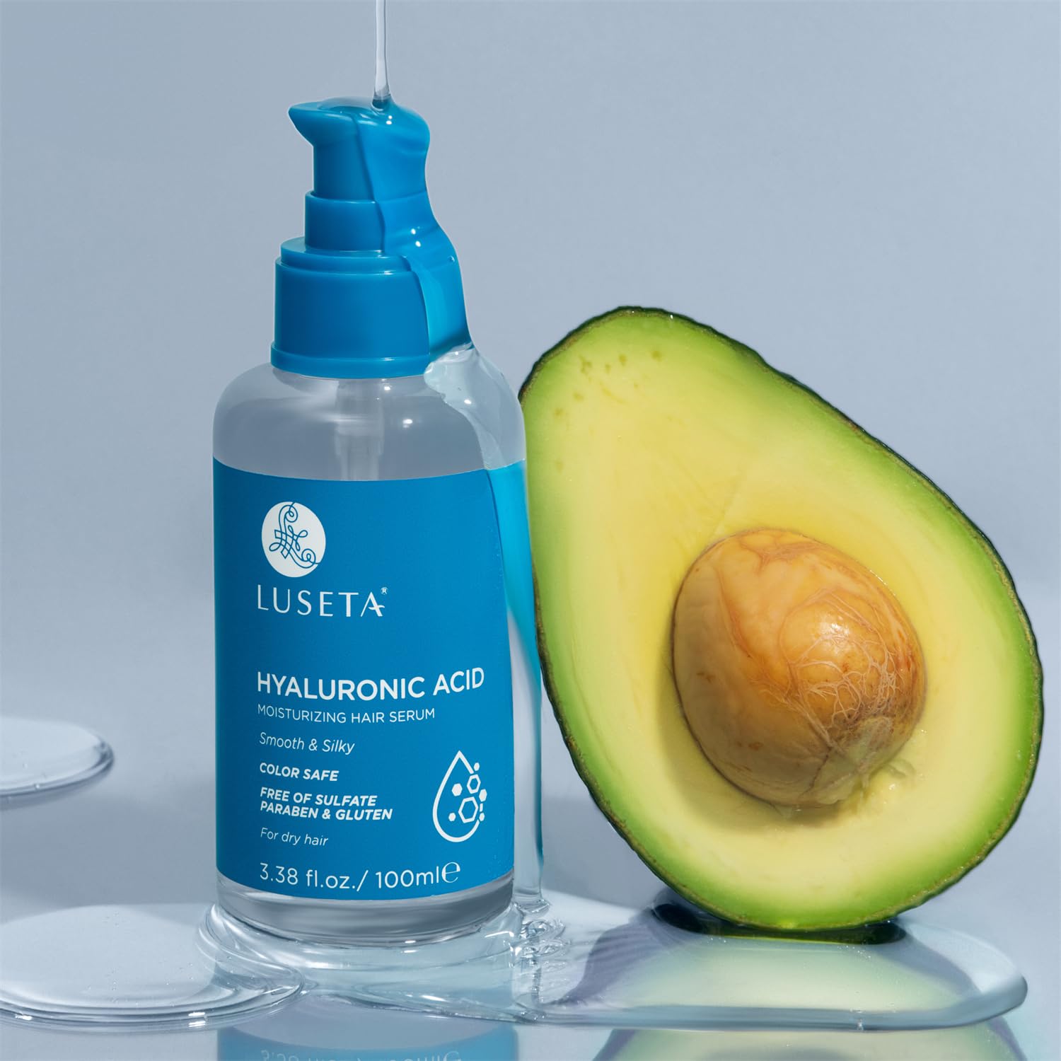 Luseta Hyaluronic Acid Moisturizing Hair Serum for Dry and