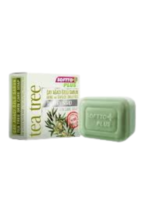 SOFTTO PLUS Tea Tree Extract Acne and Pimple Preventive Soap 100 gr