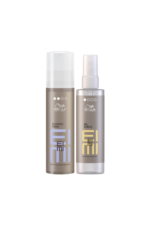 WELLA PROFESSIONAL Flowing Form Anti-Frizz Hair Balm 100 ml +WELLA PROFESSIONAL Spritz Sprayable  Styling Oil 95 ml - Aegean Vibe