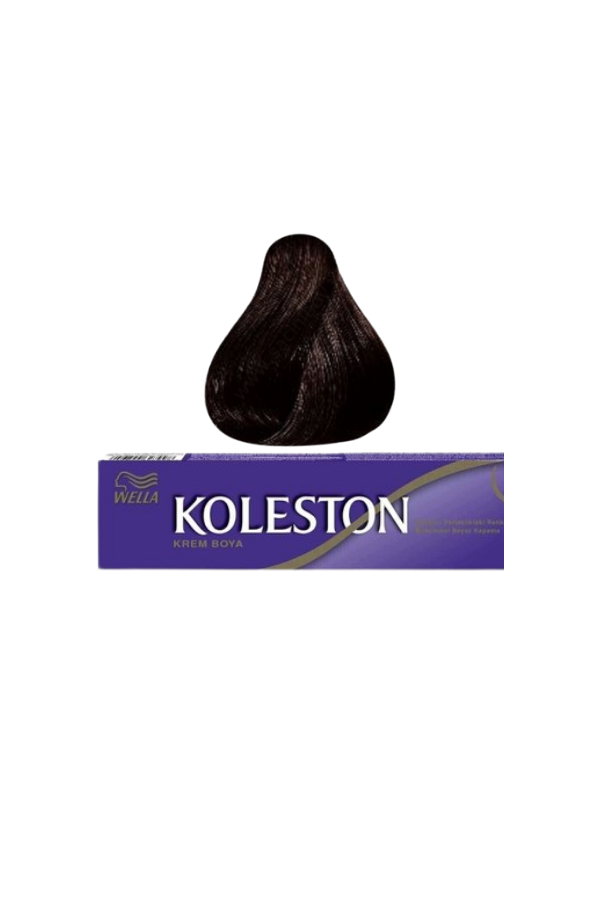Wella Koleston Permanent Color 3/4 Dark Brown Red 50ml