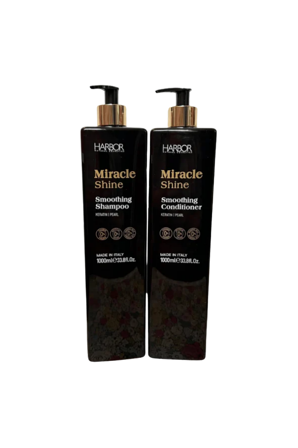 Harbor Natural Cosmetics  Miracle Shine Duo Set Shampoo & Conditioner 2 X 1000 ml